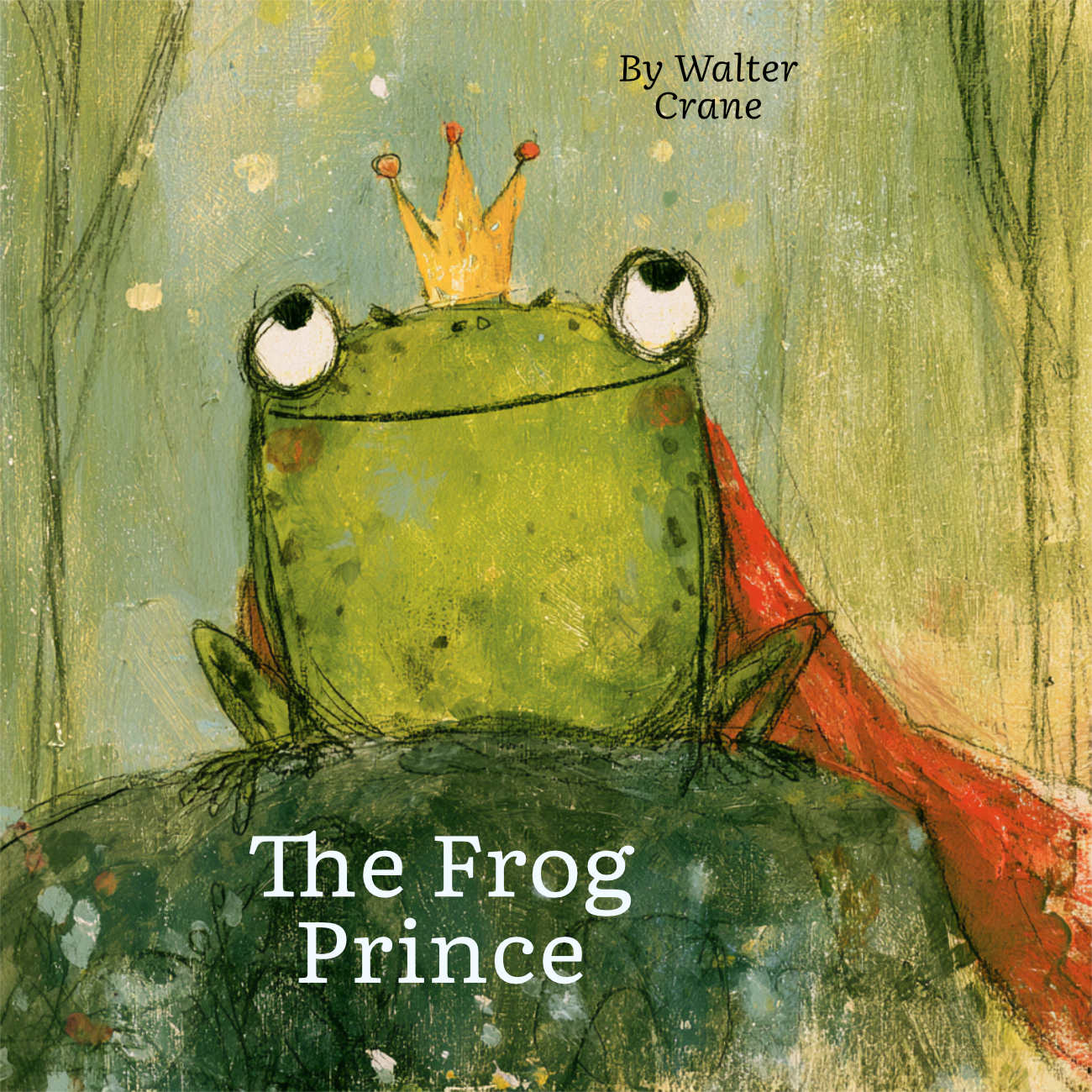 Classic fairy tales The Frog Prince by Walter Crane bedtime stories for kids cover