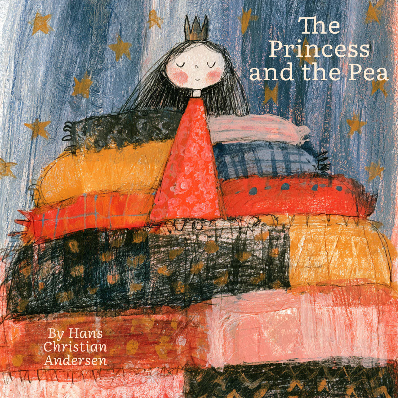 Famous fairy tales The Princess and the Pea by Hans Christian Andersen bedtime stories for kids cover