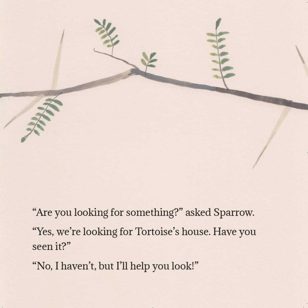 Book page 6 from short story for kids Tortoise Finds His Home by Book Dash