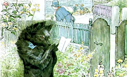 Header illustration by Beatrix Potter for the children's story The Pie and the Patty Can