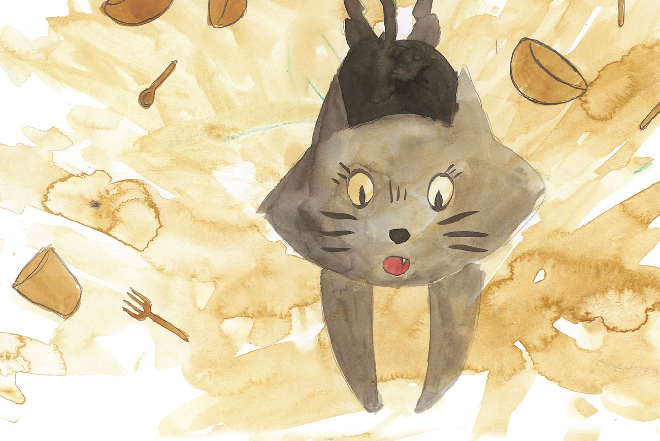 Cover Illustration of cat for Kids Bedtime Story Picture Book 'It Wasn't Me'