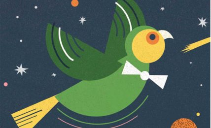 Header illustration for free kids bedtime story Small Bird's Big Adventure