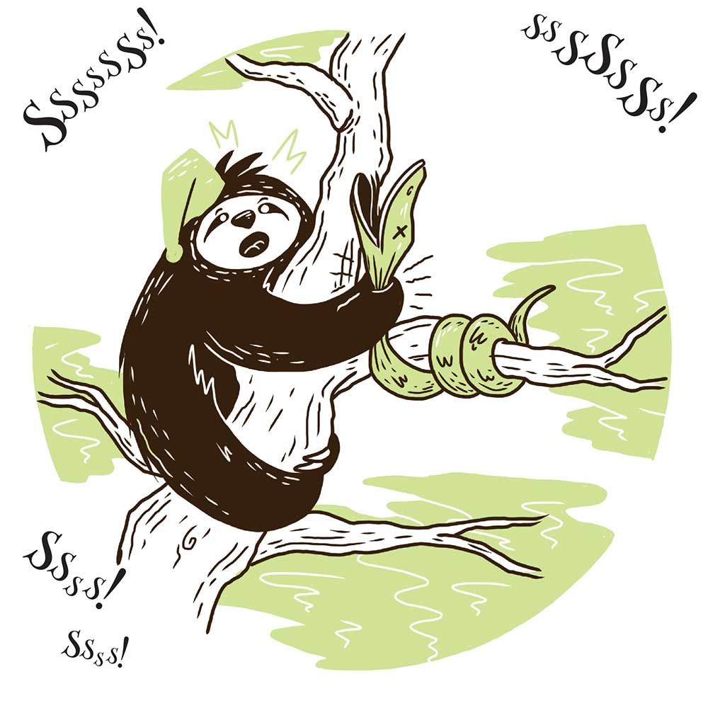 Sleepy Mr Sloth short stories for kids 17