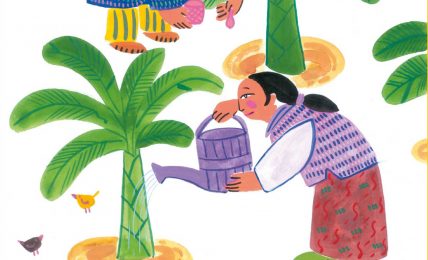 The Magic Powder free short stories for kids header illustration
