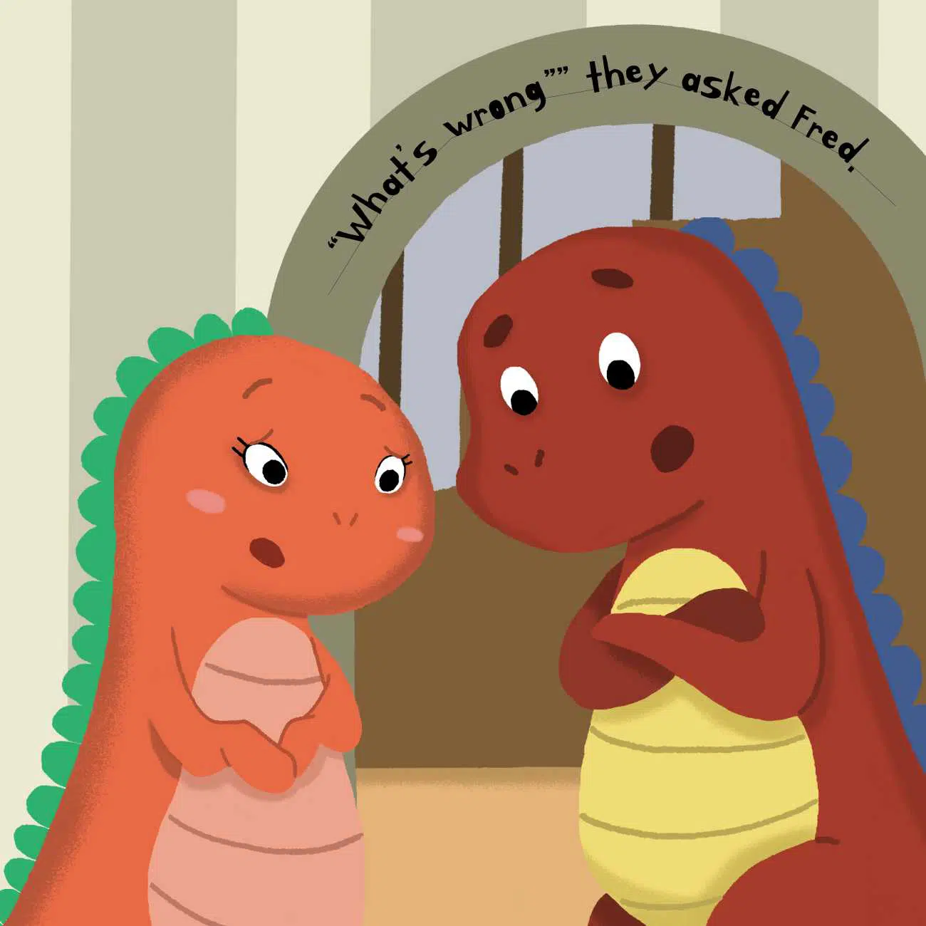 Bedtime stories Very Angry Little Dinosaur short stories for kids page 7