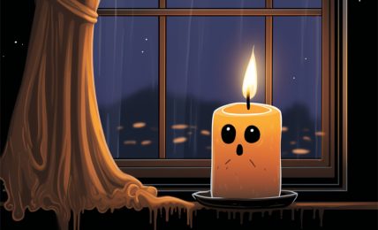Spooky Halloween Stories The Candle in the Window bedtime stories for kids