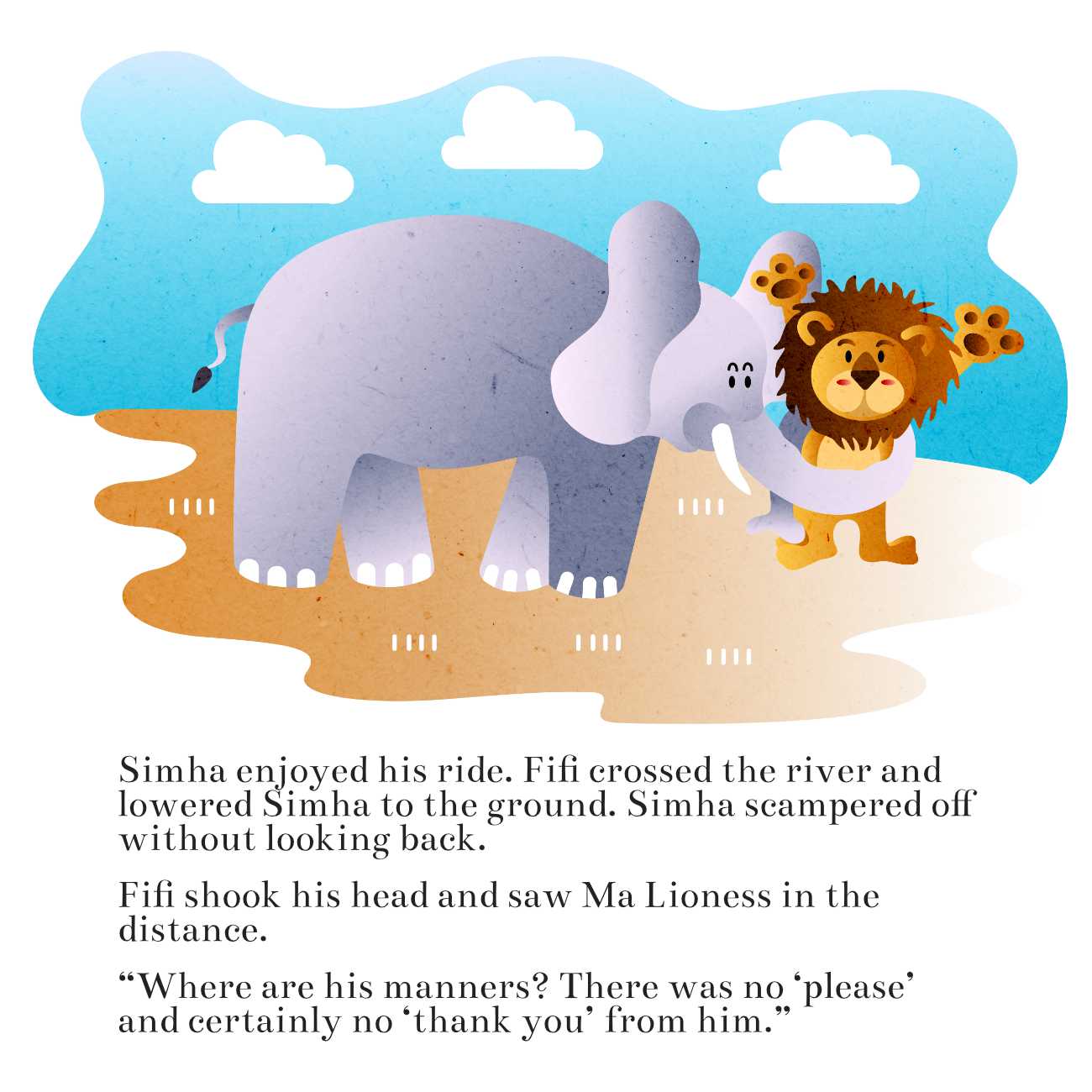 Bedtime stories Please and Thank You Simha free books and short stories for kids page 10