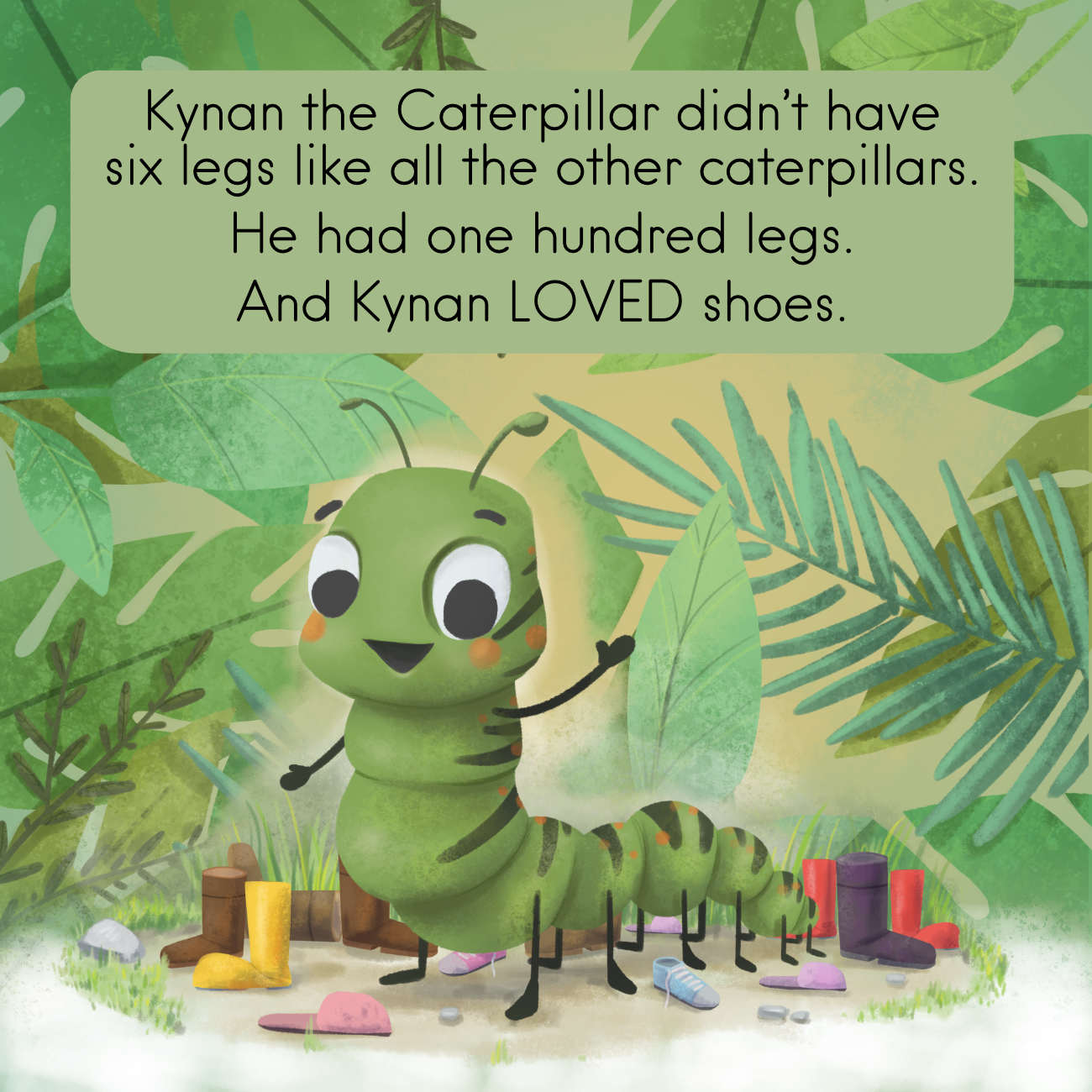 Bedtime Stories The Caterpillar Who Loved Shoes short stories for kids page 1