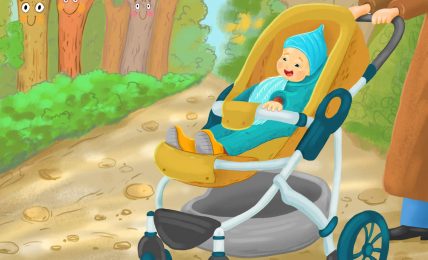 Bedtime stories Baby's Got The Hiccups free baby books online header