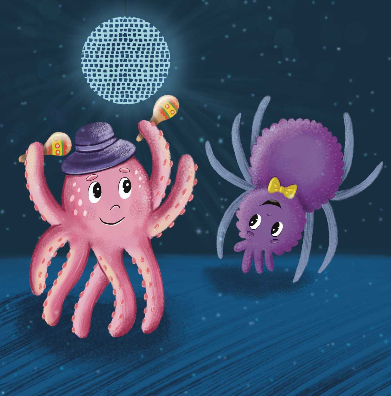 Bedtime stories Ollie Octopus and Sukey Spider short stories for kids page 13