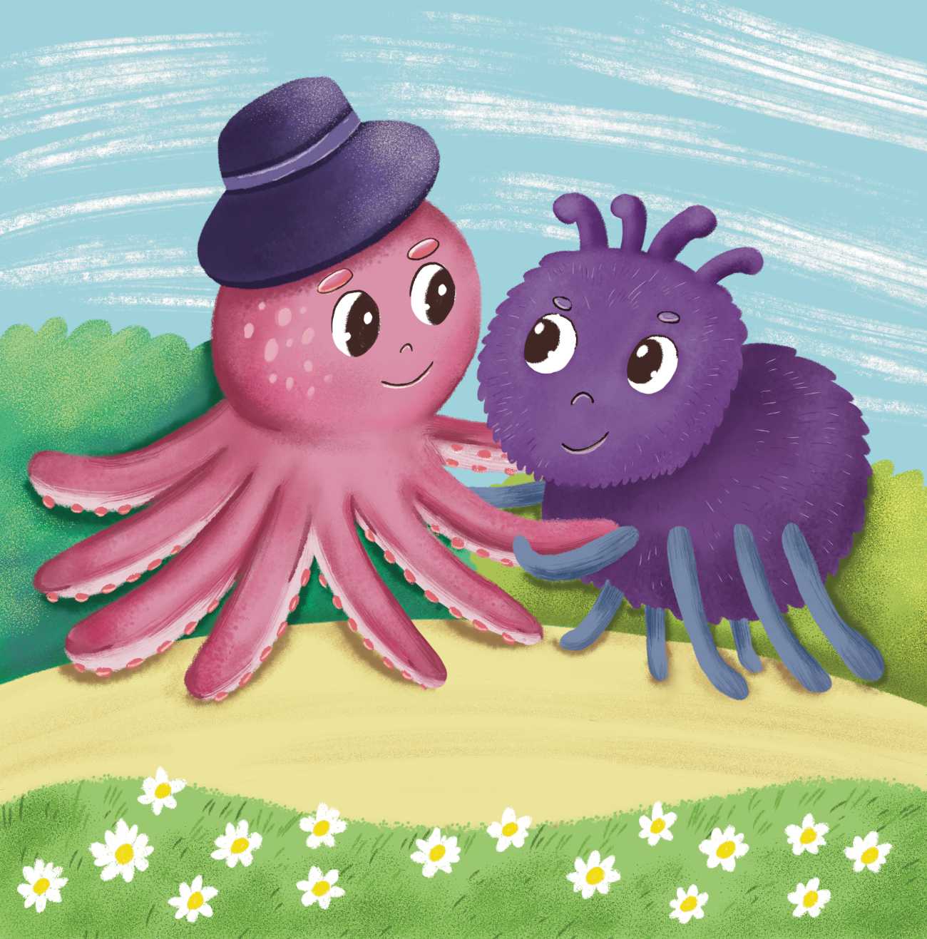 Bedtime stories Ollie Octopus and Sukey Spider short stories for kids page 5
