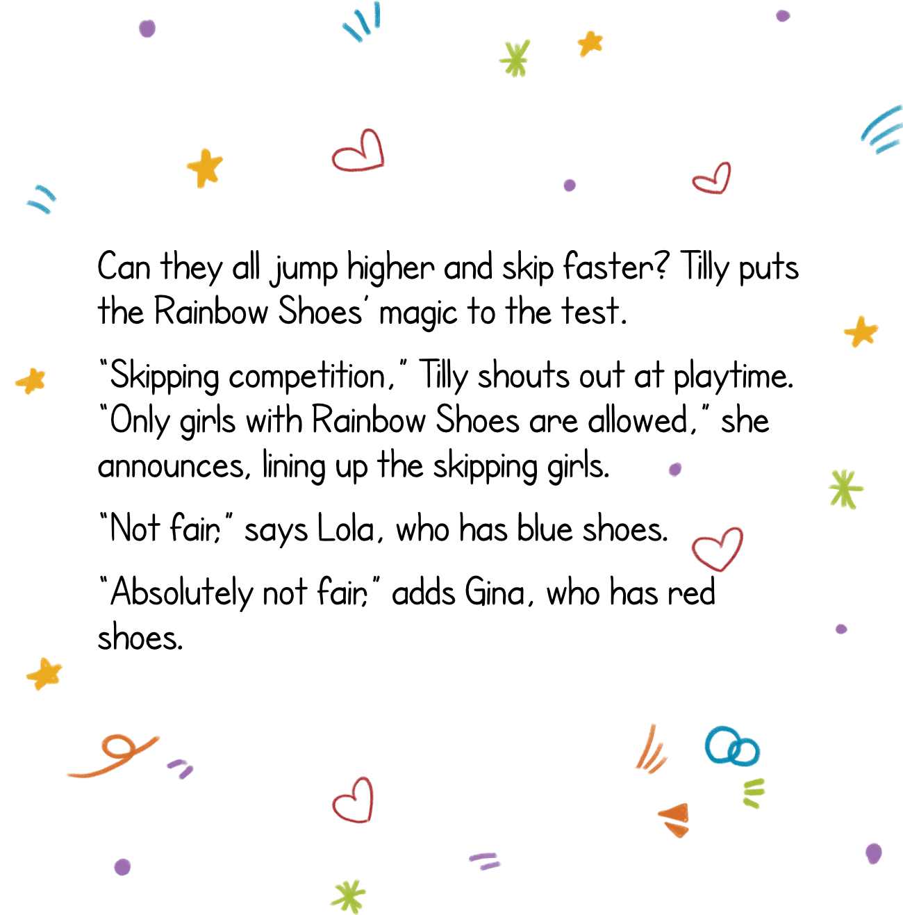 Bedtime stories Tillys Rainbow Shoes short stories for kids page 30