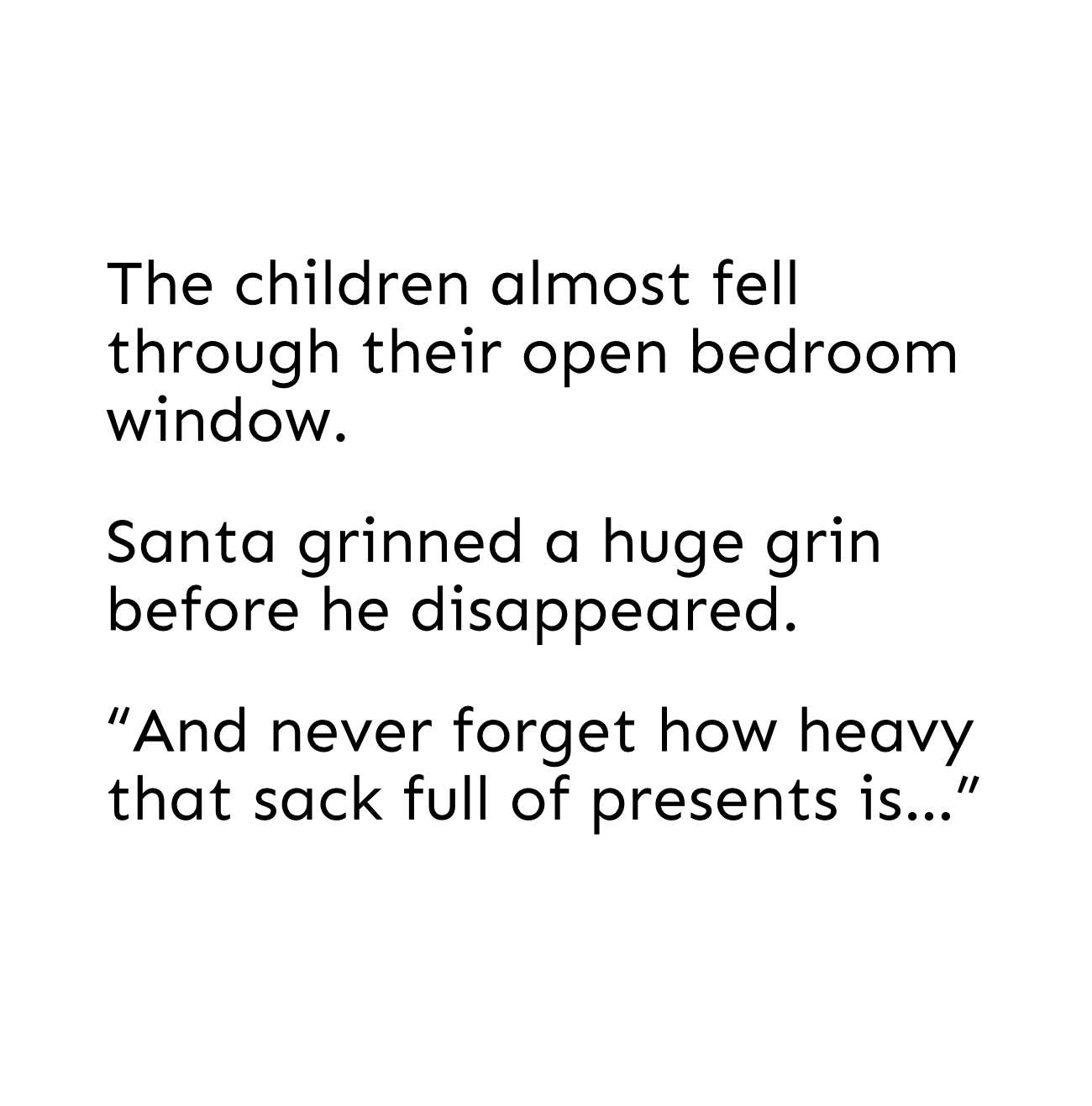 Bedtime Stories for Xmas A Pillowcase Is Just Too Big short Christmas stories for kids page 33