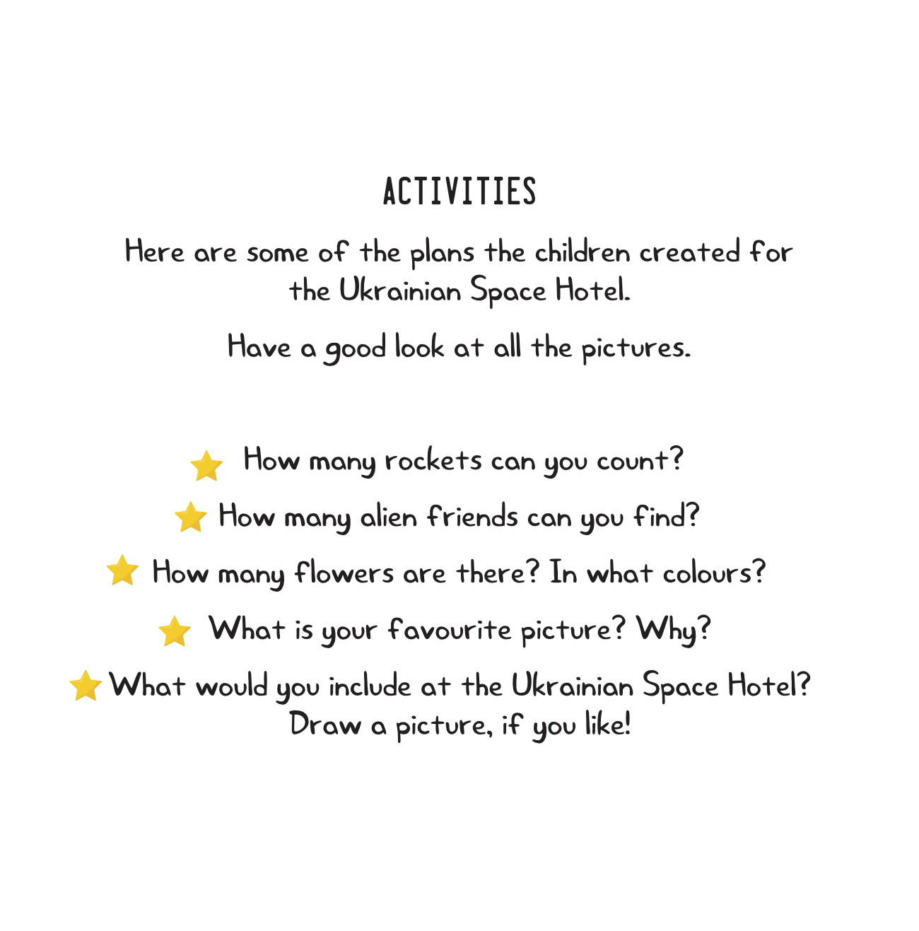Bedtime stories for kids Ukrainian Space Hotel by Jade Maitre short stories for kids page 80