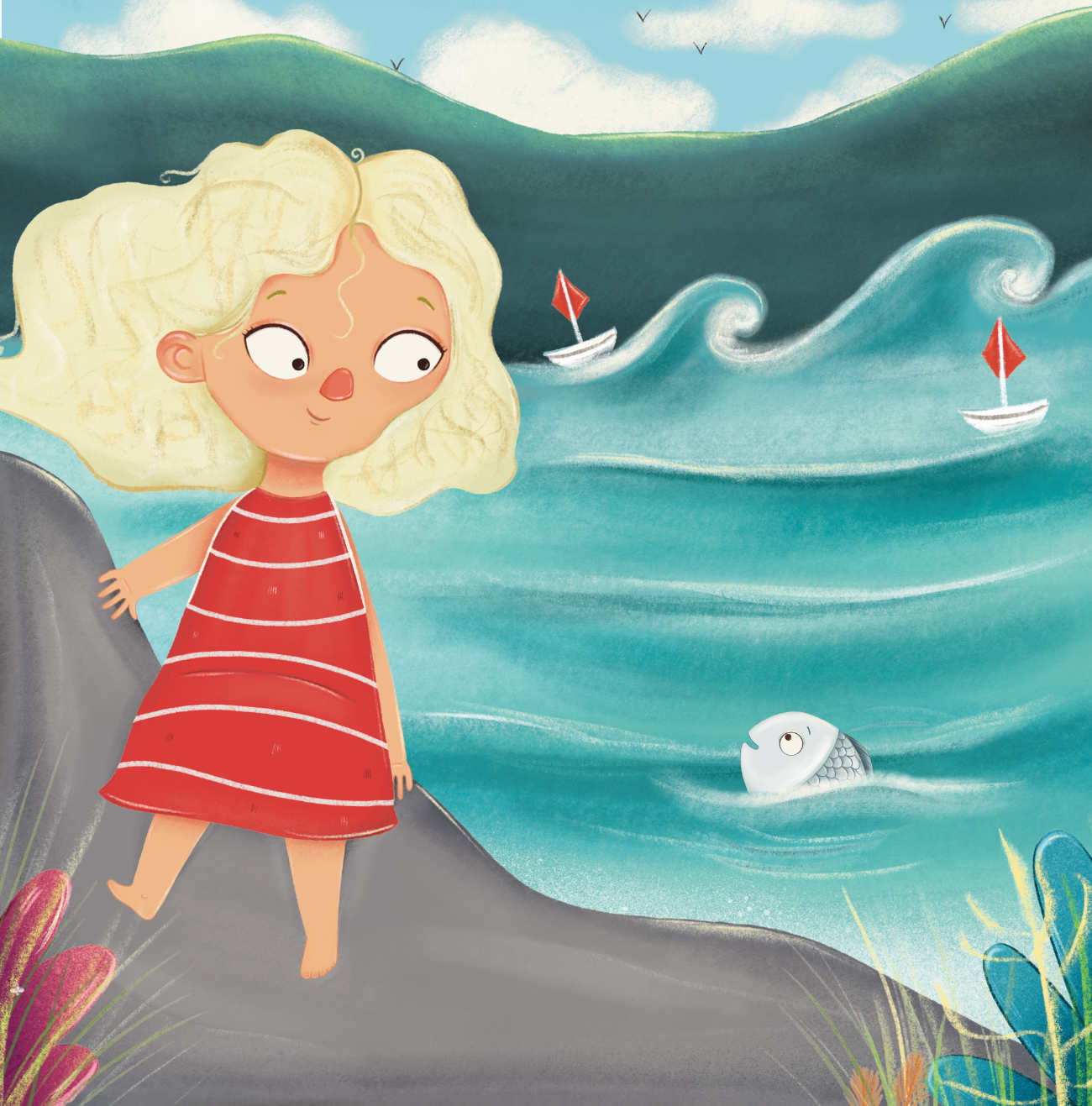 Bedtime Stories Lulah the Fish and the Whale by Jade Maitre short stories for kids page 24