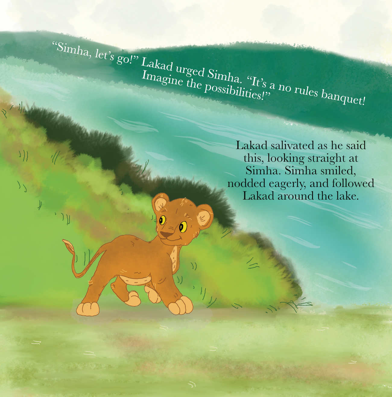 Bedtime stories When Simha Broke ALL the Rules short stories for kids page 22