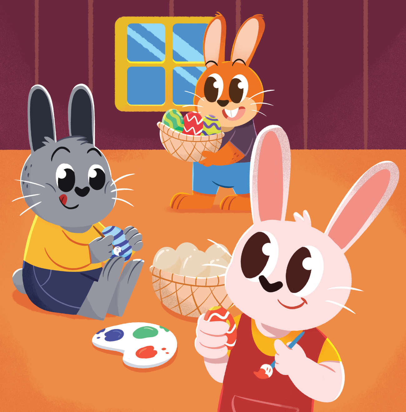 Bedtime stories The Easter Bunny School short Easter stories for kids page 6