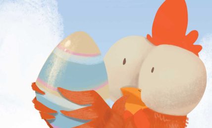 Easter bedtime stories It's Raining Easter Eggs by Jade Maitre short stories for kids header