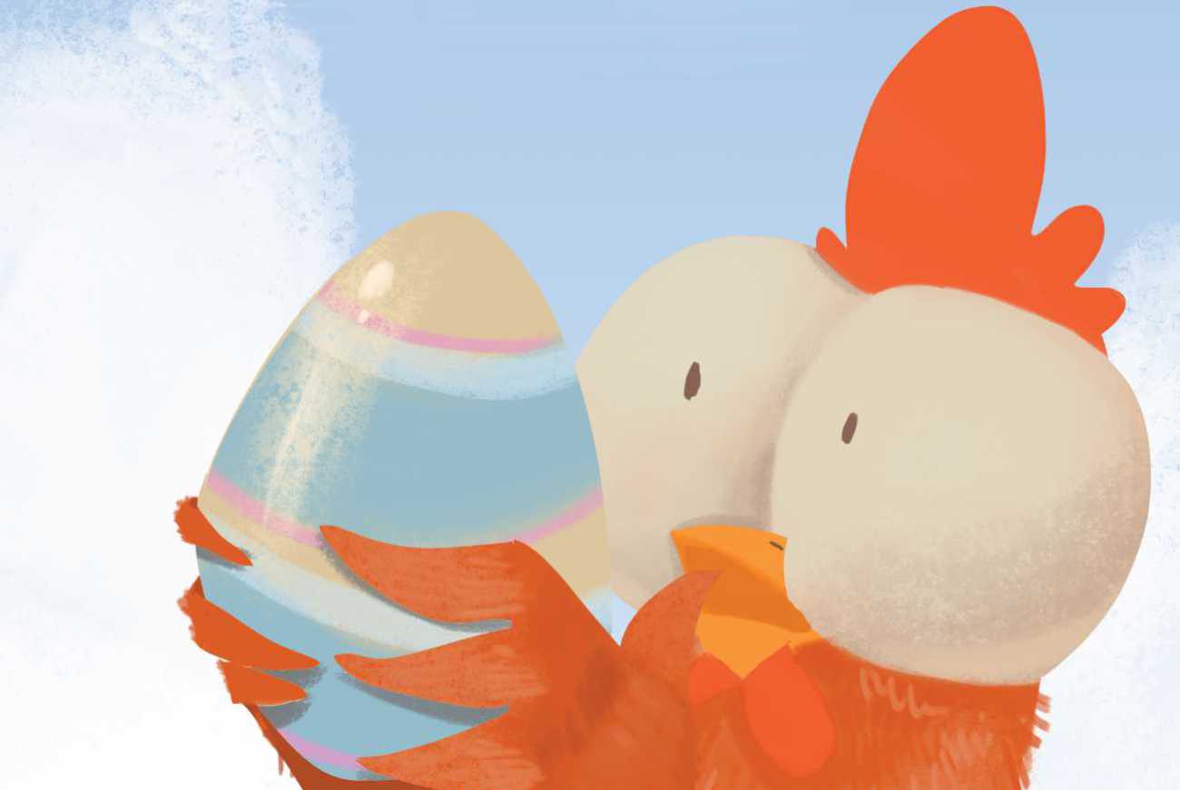 Easter bedtime stories It's Raining Easter Eggs by Jade Maitre short stories for kids header
