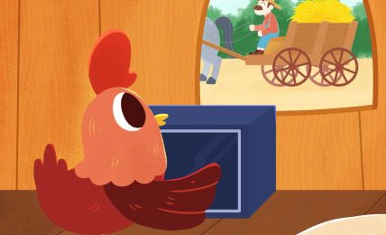 Bedtime Stories Hey Diddle Diddle Little Red Hen short stories for kids header