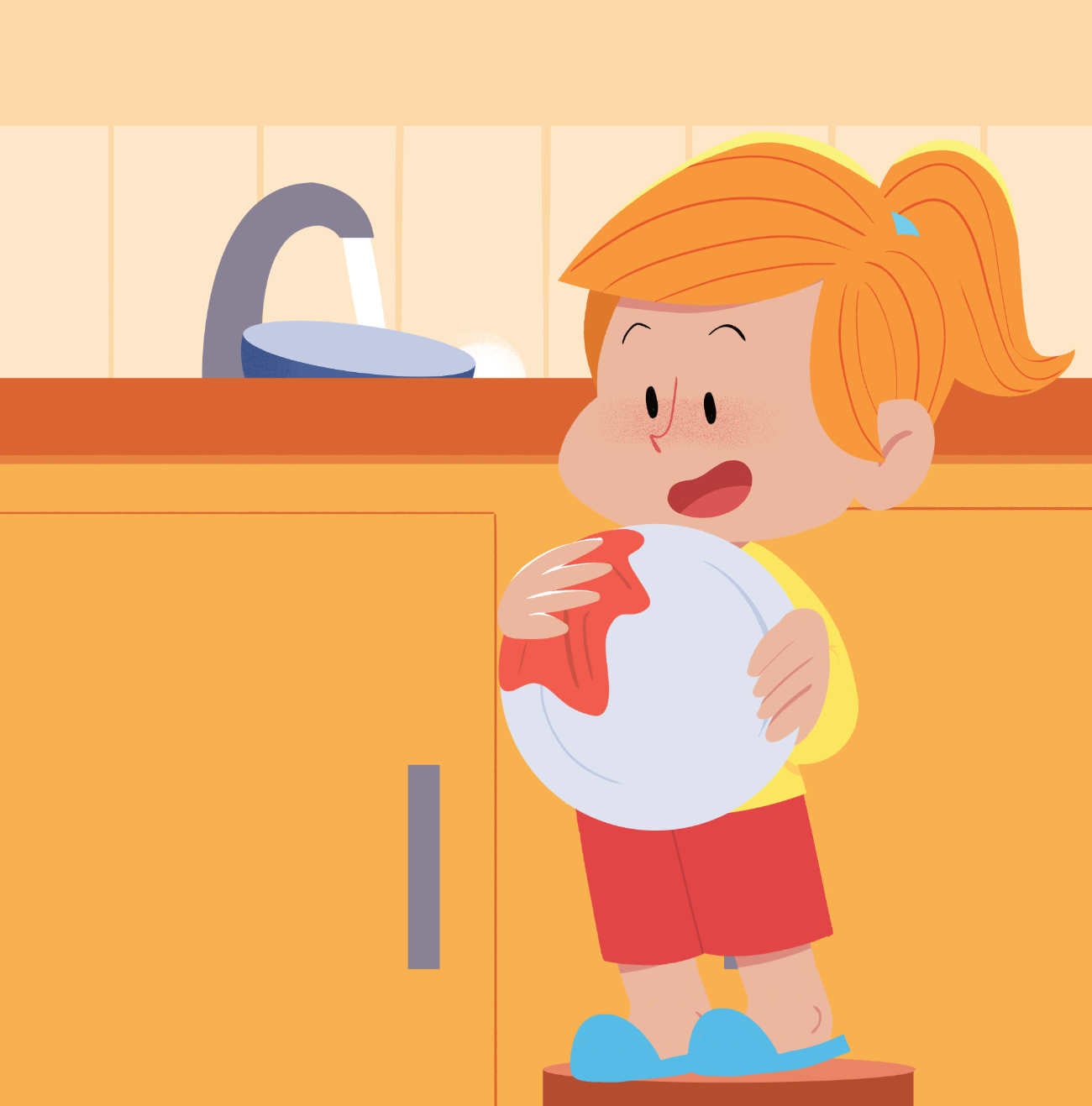 Bedtime stories I Can Get Ready for School... All By Myself! short stories for kids page 18