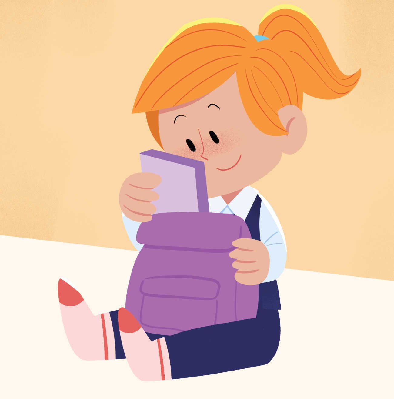 Bedtime stories I Can Get Ready for School... All By Myself! short stories for kids page 24