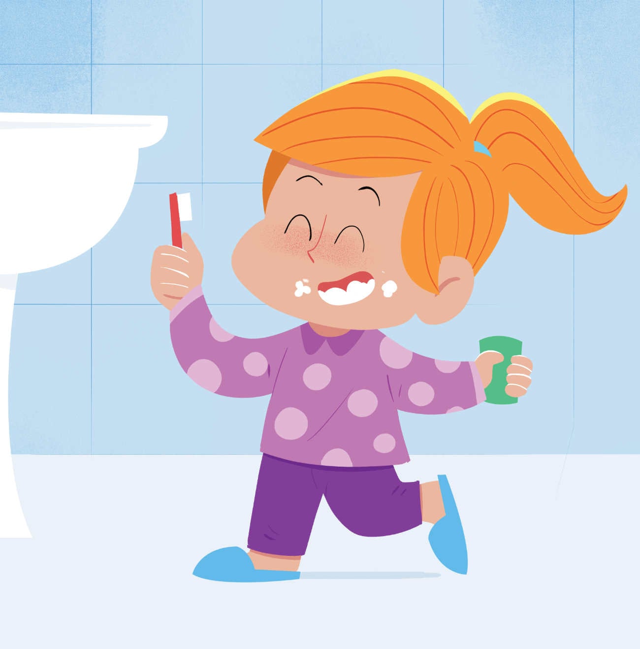 Bedtime stories I Can Get Ready for School... All By Myself! short stories for kids page 26