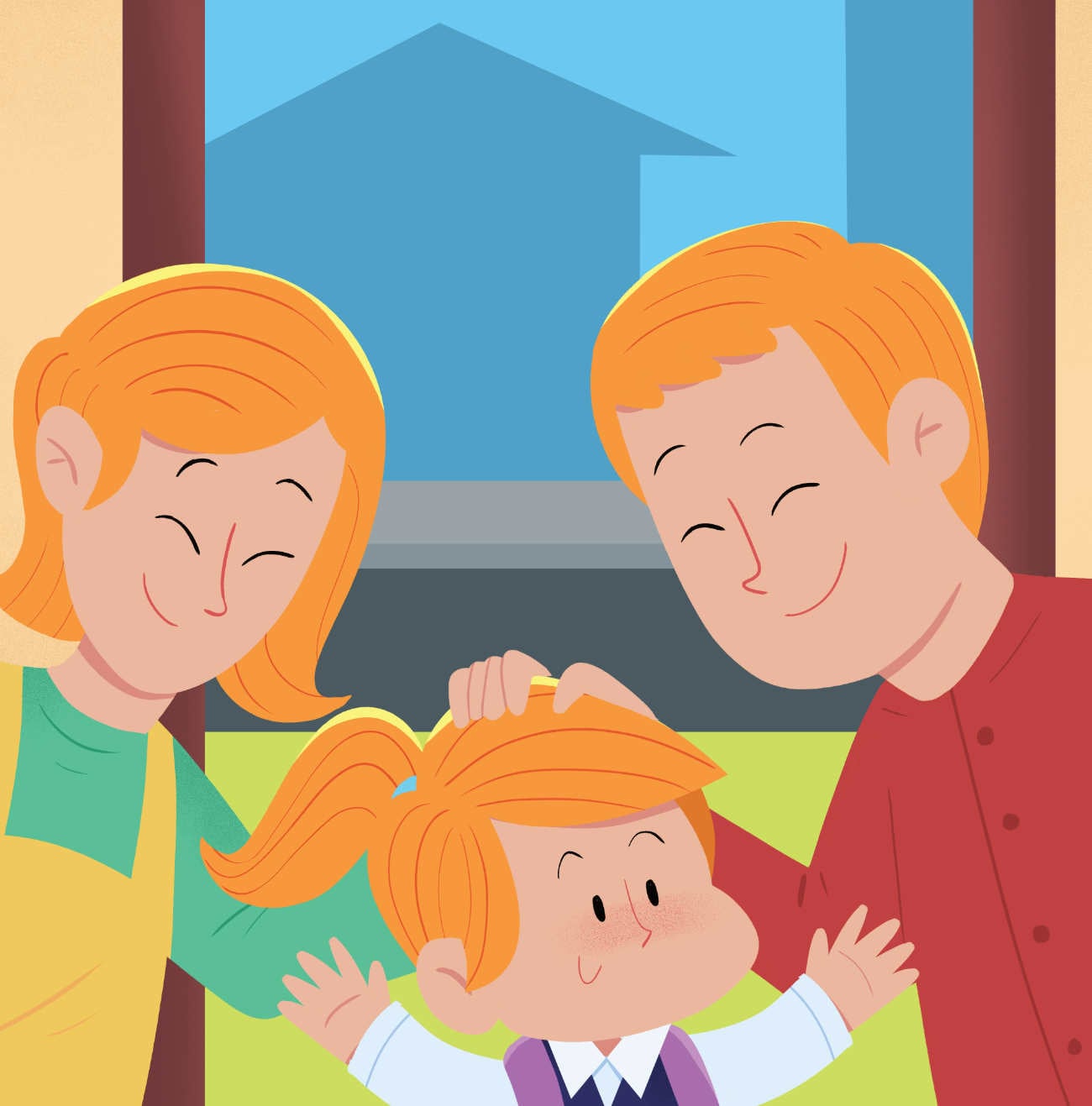 Bedtime stories I Can Get Ready for School... All By Myself! short stories for kids page 40