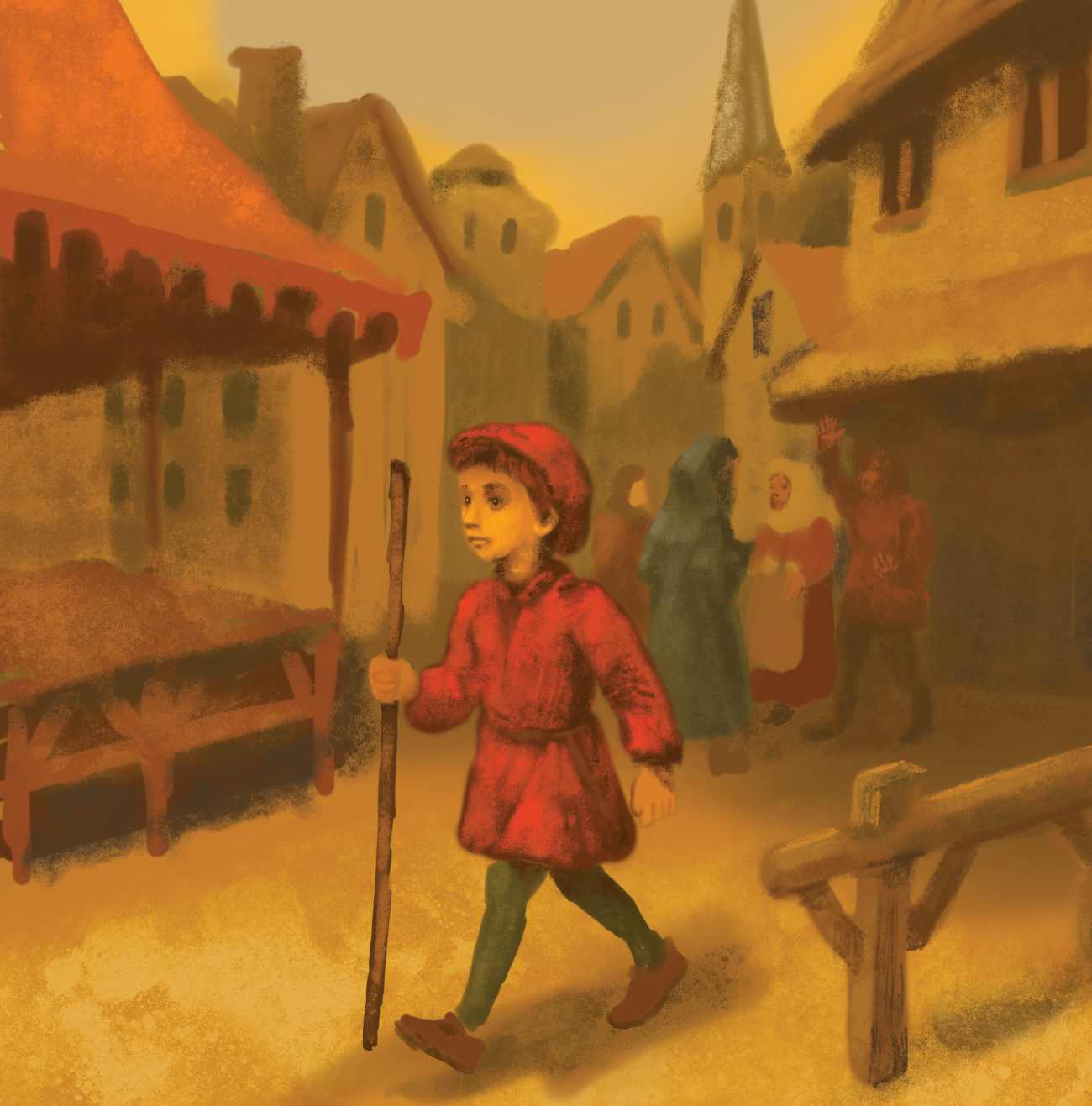 Dark fairy tales The Boy and the Sorcerer Once Untold Folklore Illustrated Fairytale Collection 25