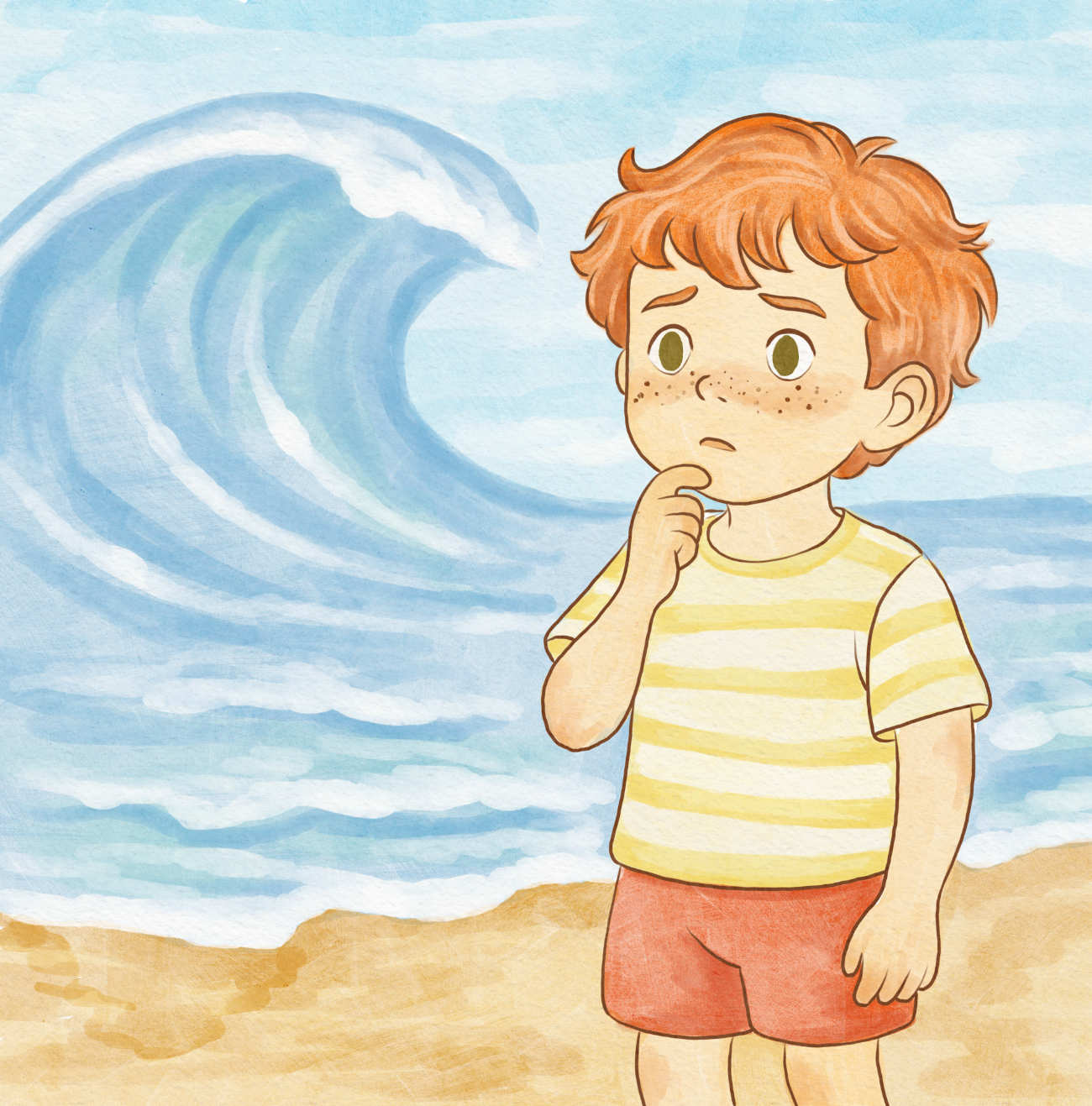 Bedtime stories Big Wave Coming short stories for kids about tantrums and big feelings page 11