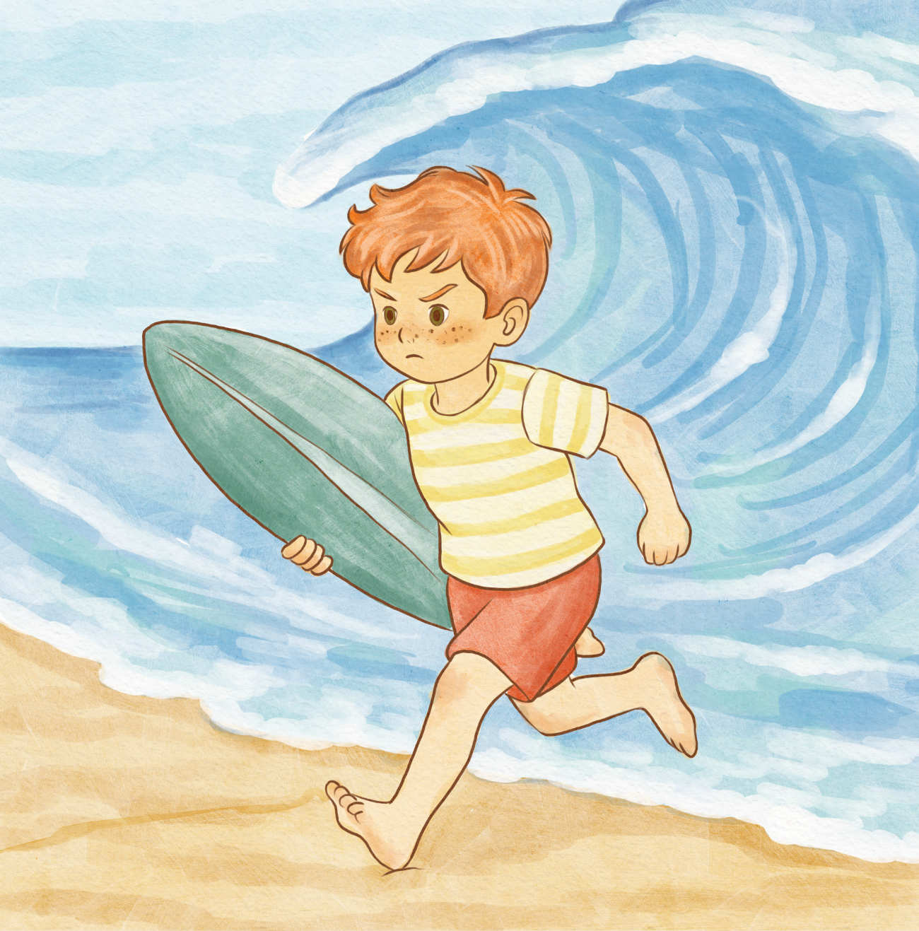 Bedtime stories Big Wave Coming short stories for kids about tantrums and big feelings page 13