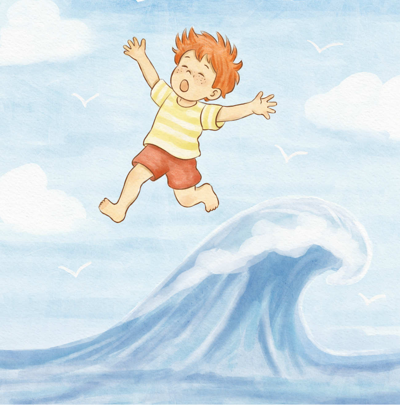 Bedtime stories Big Wave Coming short stories for kids about tantrums and big feelings page 35