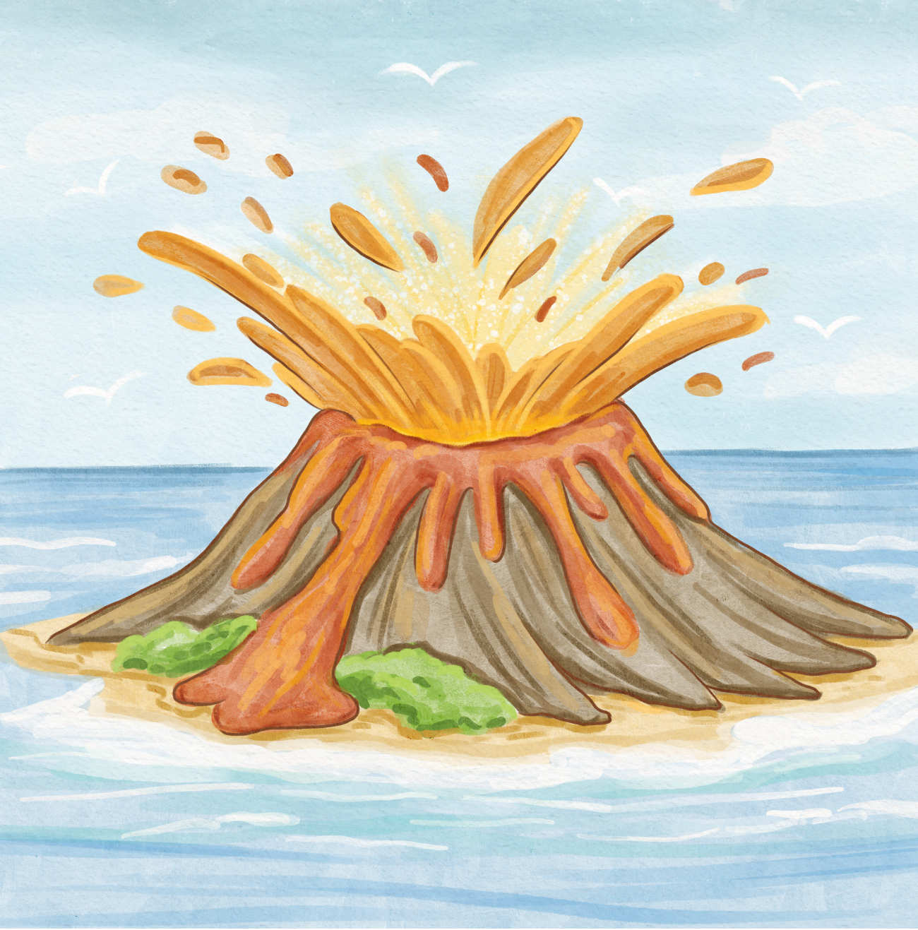 Bedtime stories Big Wave Coming short stories for kids about tantrums and big feelings page 37