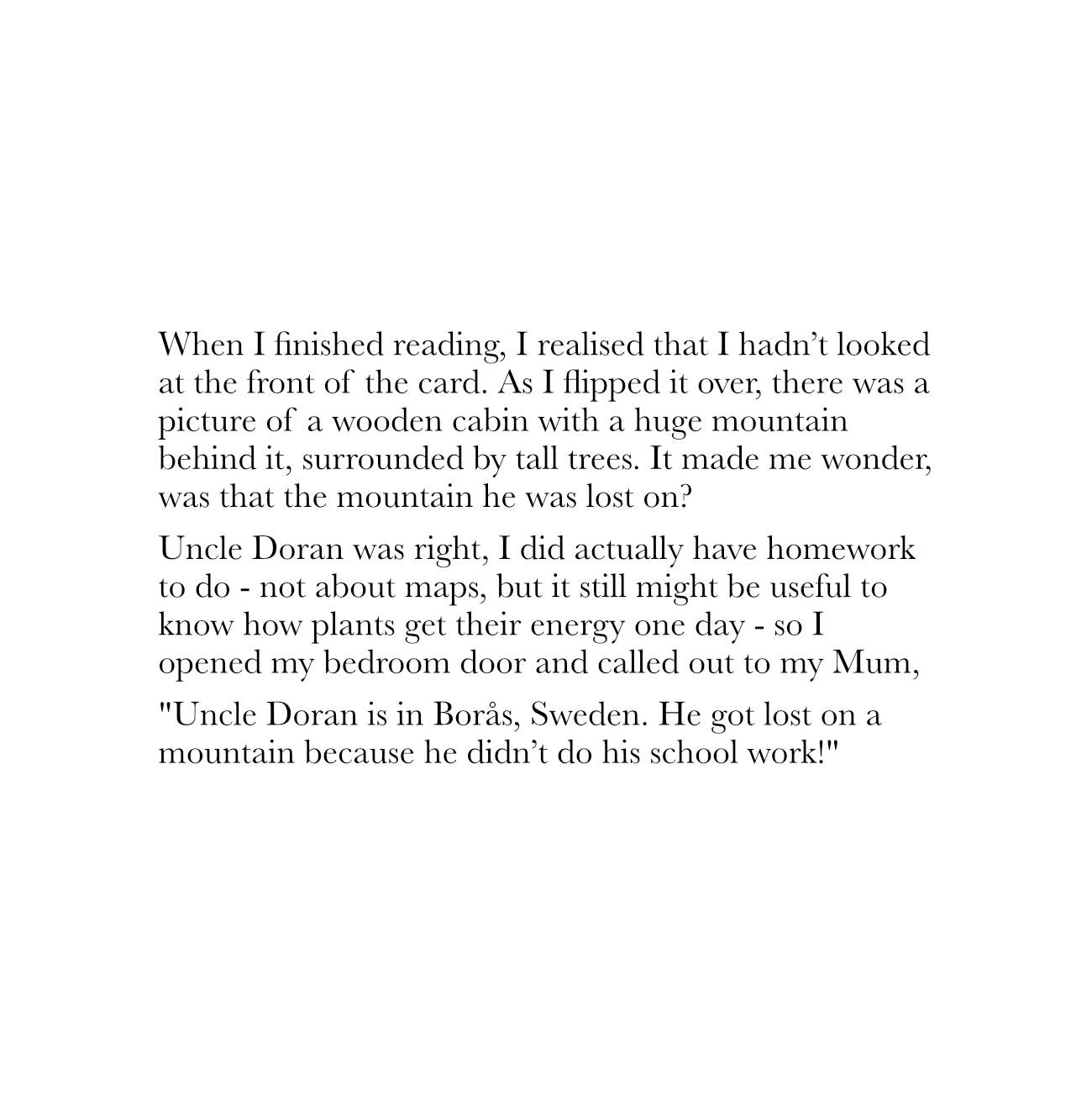 Bedtime stories Long-Lost Uncle Doran storybooks online page 21