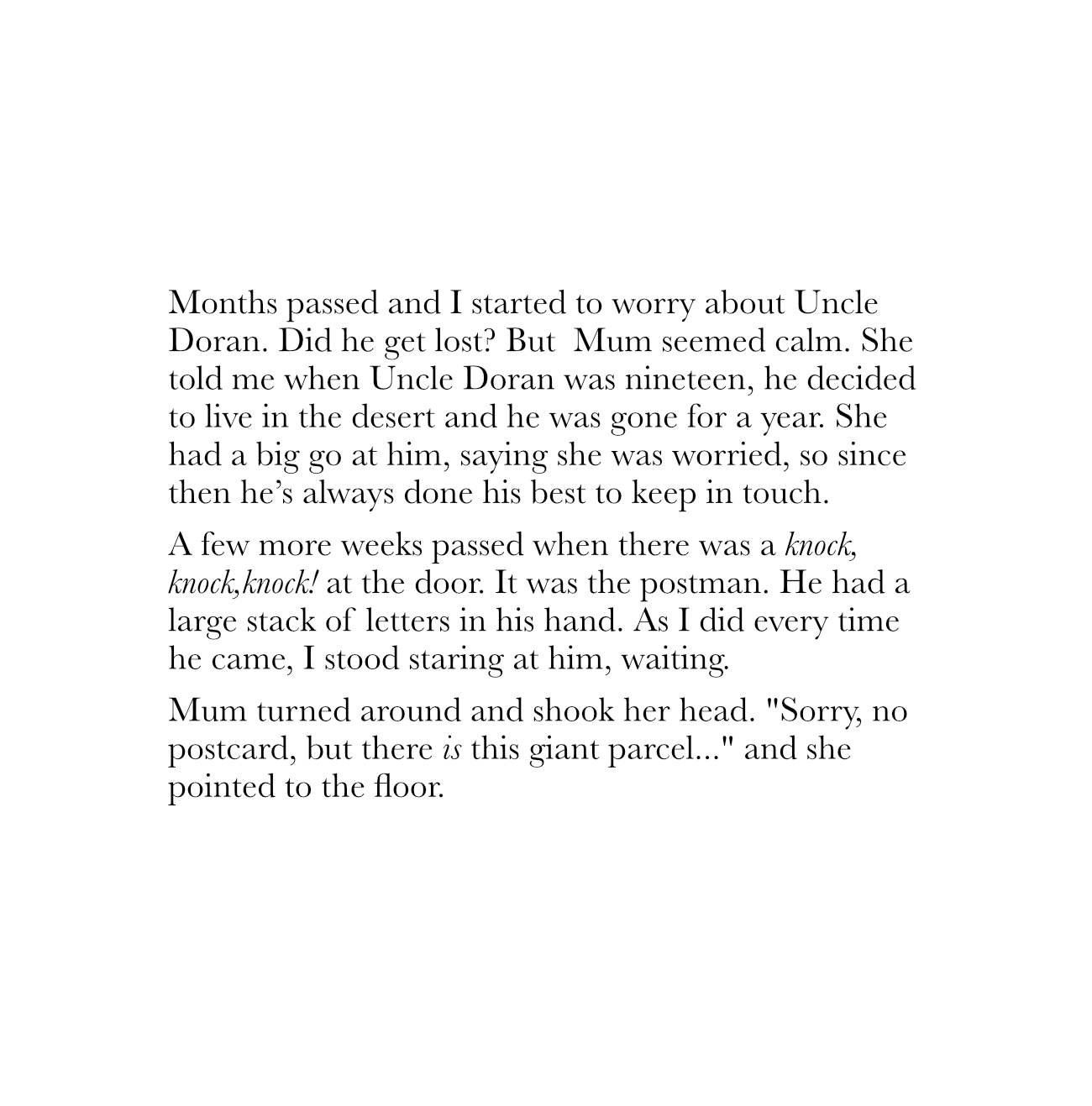Bedtime stories Long-Lost Uncle Doran storybooks online page 23