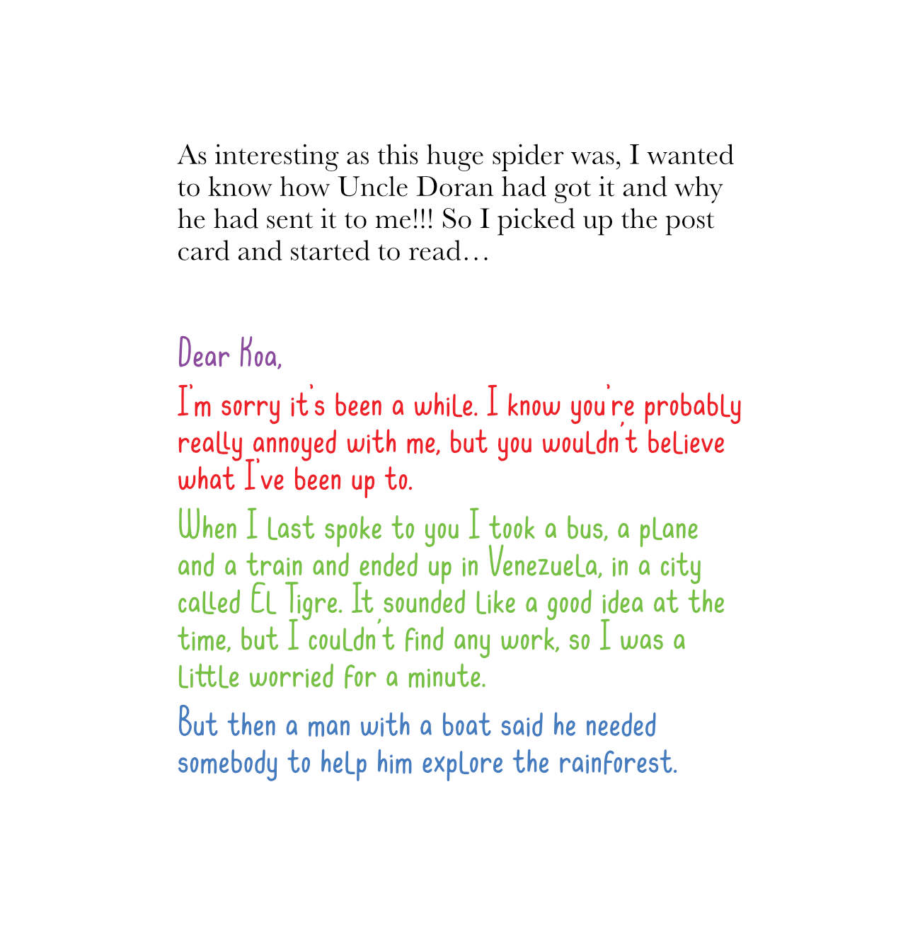 Bedtime stories Long-Lost Uncle Doran storybooks online page 27