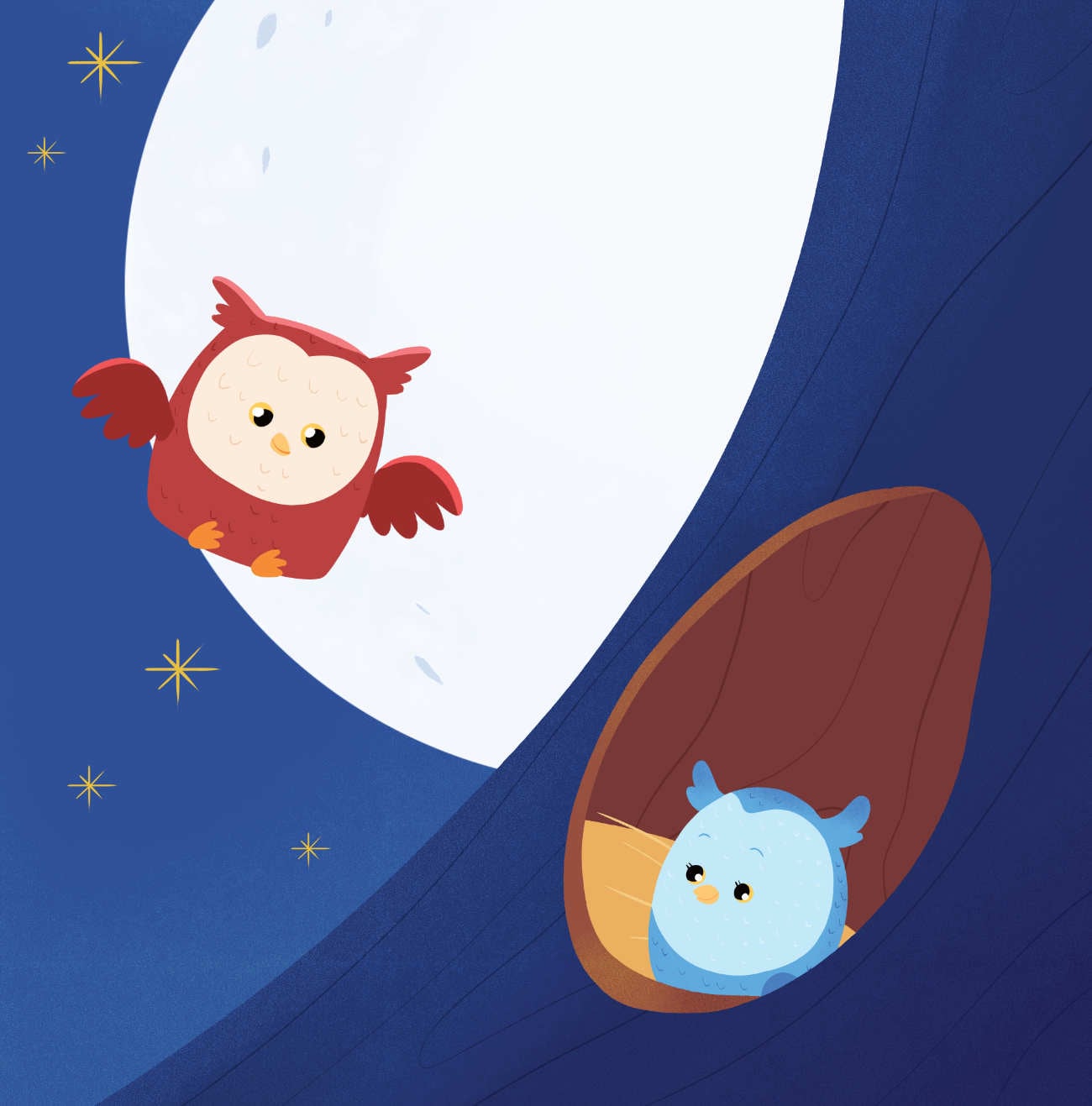 Bedtime stories The Owl Who Stopped Pretending storybooks online page 25