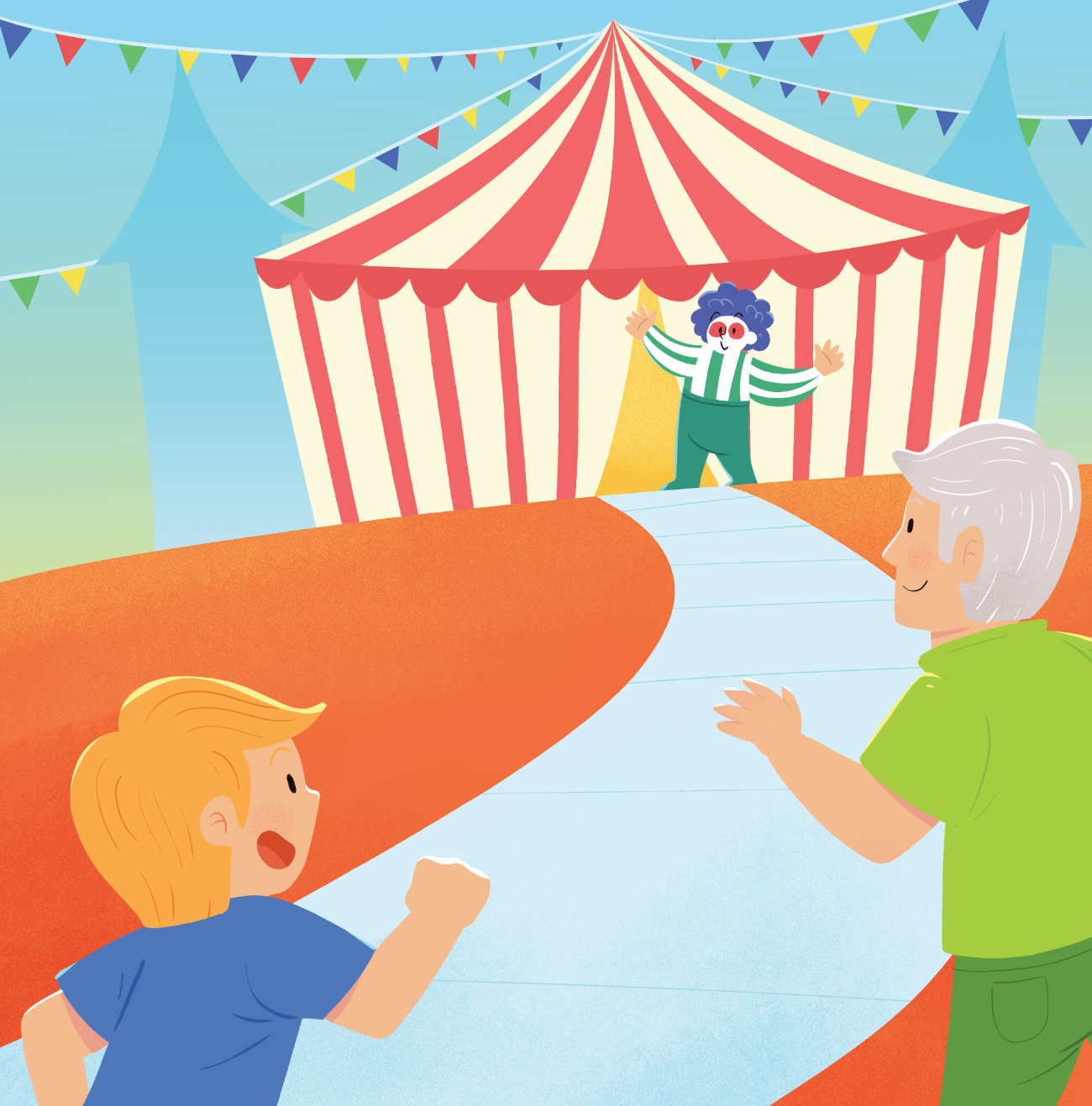 Bedtime stories The Circus School short stories for kids page 7