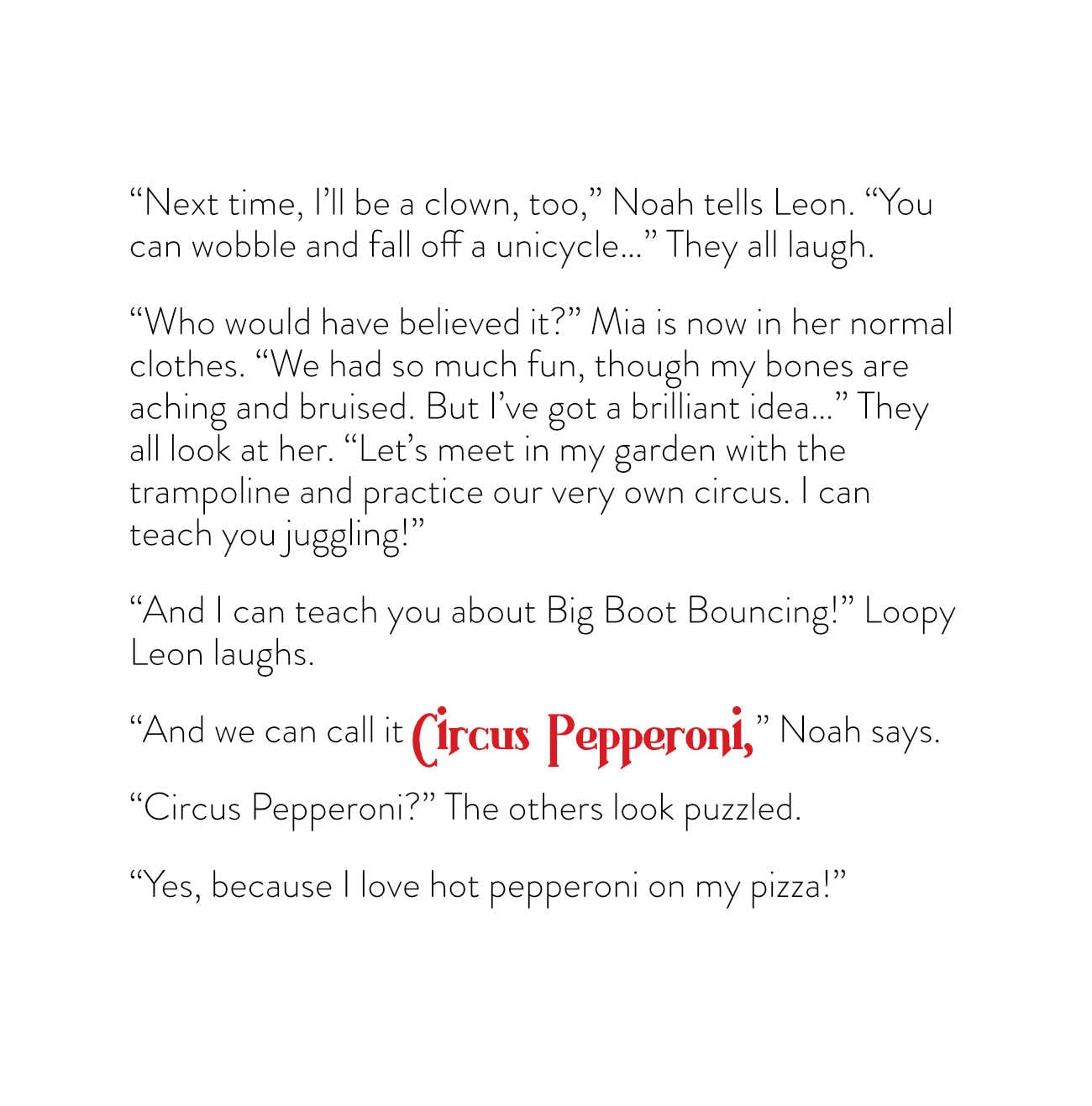 Bedtime stories The Circus School short stories for kids page 40