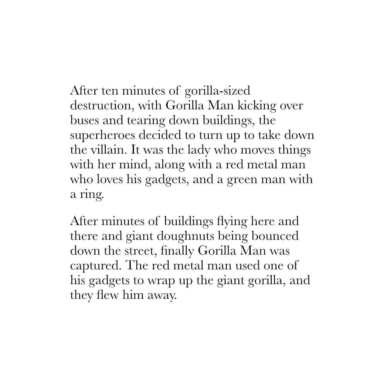 Bedtime stories The OTHER Superheroes storybooks online and free kids books page 20