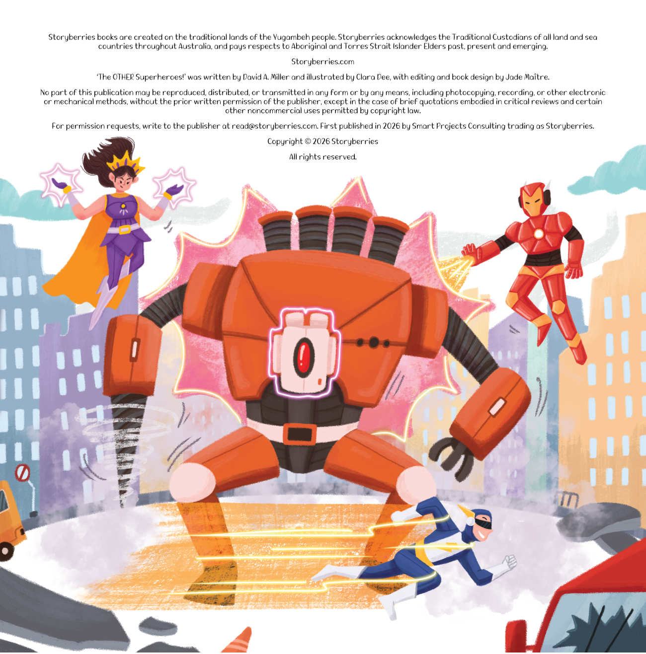 Bedtime stories The OTHER Superheroes storybooks online and free kids books credits