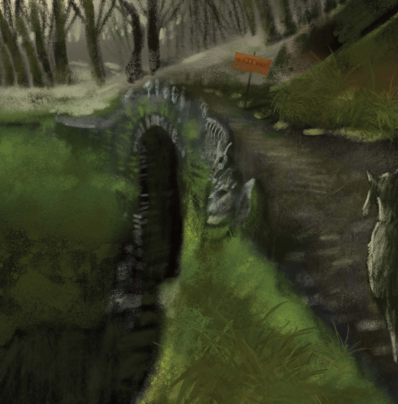 Dark fairytales The Three Billy Goats Gruff poetic fairy tale retellings page 16